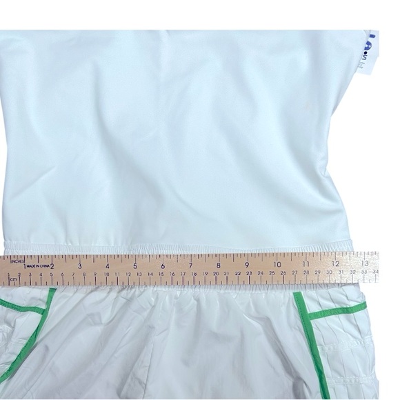 NWT Free People Easy Tiger Tennis Romper. White/green. Small or Medium - Picture 6 of 9